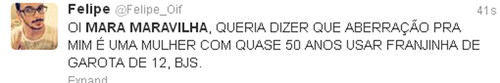 Polêmica do dia: na TV, Mara Maravilha defende Feliciano e chama gays de “aberração”