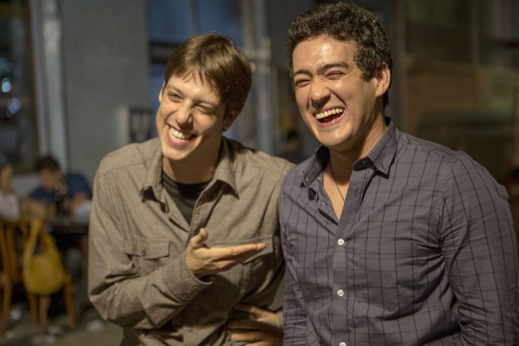 Fábio Porchat, Marcos Veras e o diretor Ian SBF revelam detalhes do personagem do filme Entre Abelhas