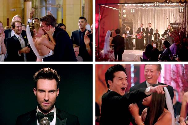 Maroon 5 invade diversos casamentos e surpreende noivos no clipe da música ‘Sugar’; assista