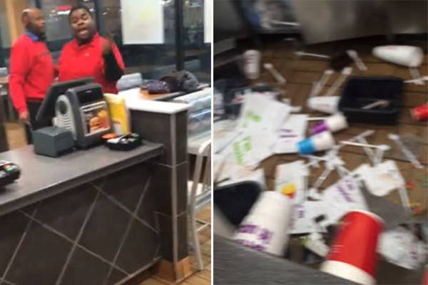 Funcionário de McDonald’s surta ao ser demitido e tem ataque de fúria gravado em vídeo