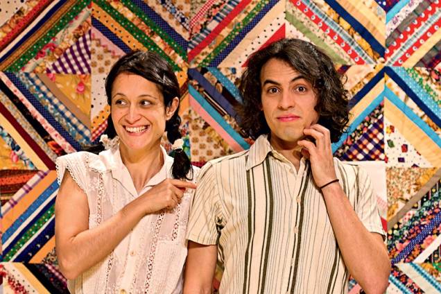 Os atores Vivian Bertocco e Thiago França: texto esperto Os atores Vivian Bertocco e Thiago França: texto esperto