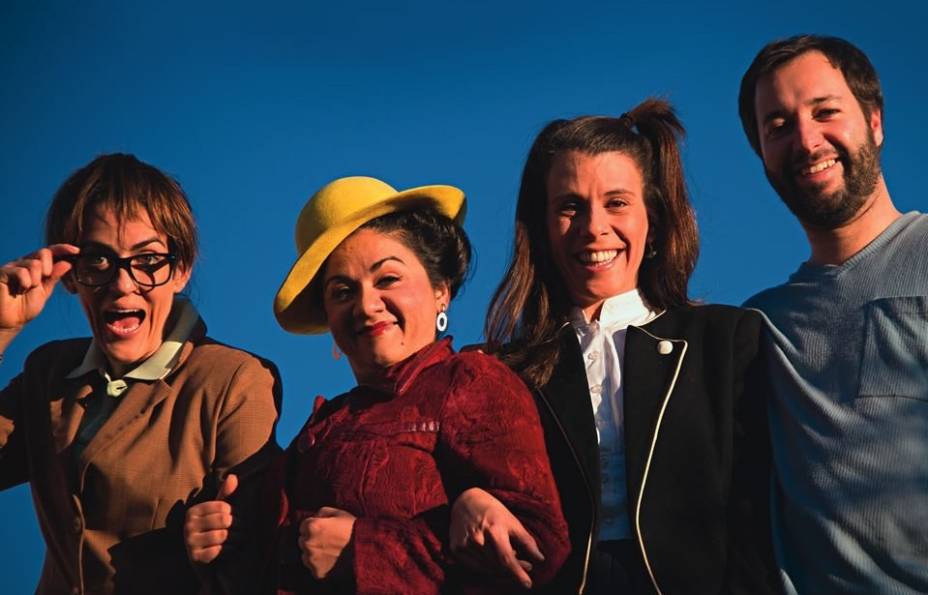 Luciana Paes, Daniela Duarte, Flavia Melman e Otávio Dantas: elenco de Meu Pai é um Homem-Pássaro Luciana Paes, Daniela Duarte, Flavia Melman e Otávio Dantas: elenco de Meu Pai é um Homem-Pássaro