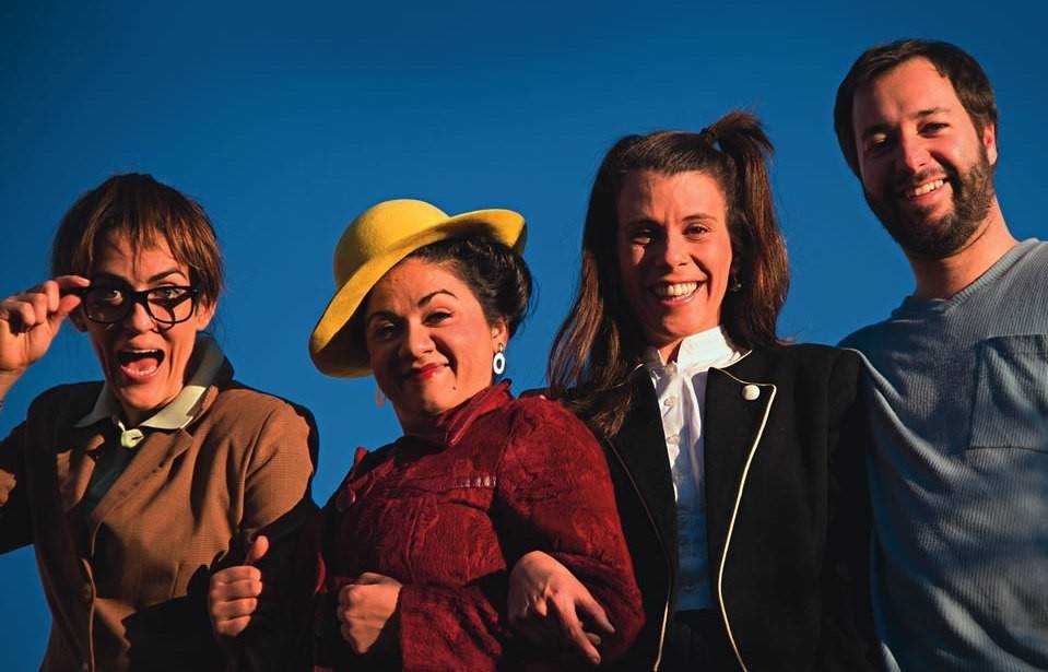 Luciana Paes, Daniela Duarte, Flavia Melman e Otávio Dantas: elenco de Meu Pai é um Homem-Pássaro Luciana Paes, Daniela Duarte, Flavia Melman e Otávio Dantas: elenco de Meu Pai é um Homem-Pássaro