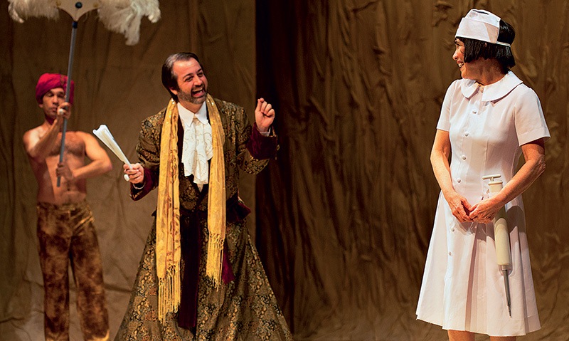 Henrique Pinho, Rodrigo Candelot e Regina Duarte na comédia Raimunda, Raimunda Henrique Pinho, Rodrigo Candelot e Regina Duarte na comédia Raimunda, Raimunda