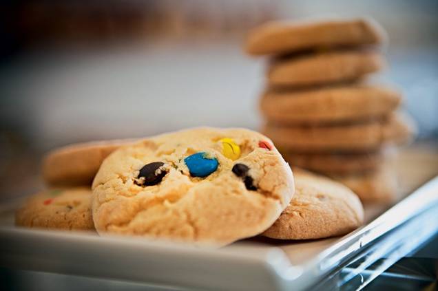 Cookies salpicados de M e M’s Cookies salpicados de M e M’s