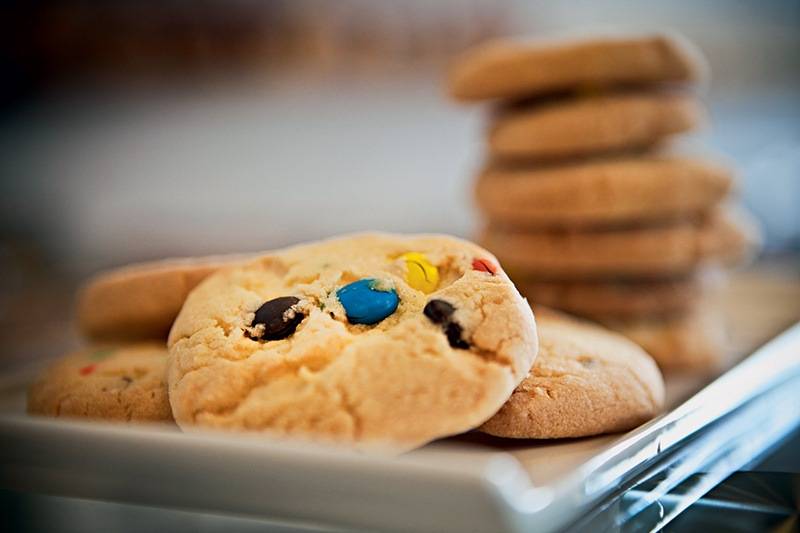 Cookies salpicados de M e M’s Cookies salpicados de M e M’s