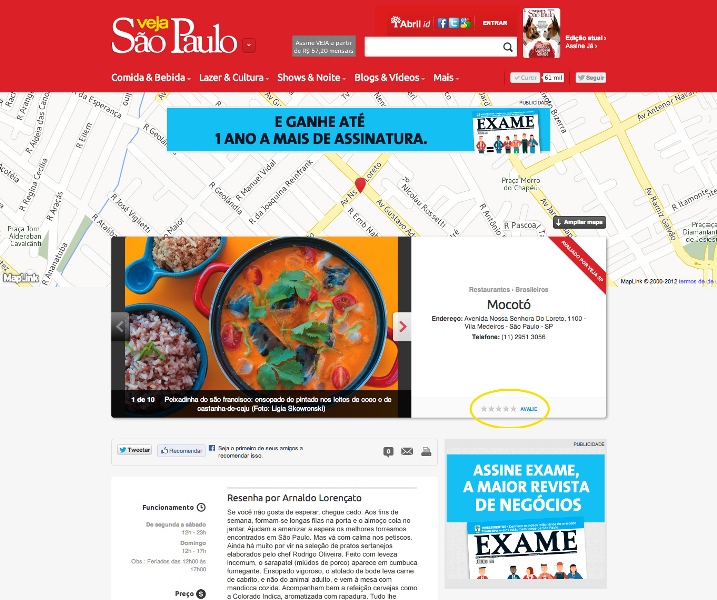 Você pode ser o crítico de restaurantes