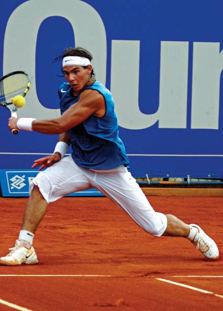 O tenista espanhol Rafael Nadal: uma das estrelas que disputam o Brasil Open 2013 O tenista espanhol Rafael Nadal: uma das estrelas que disputam o Brasil Open 2013