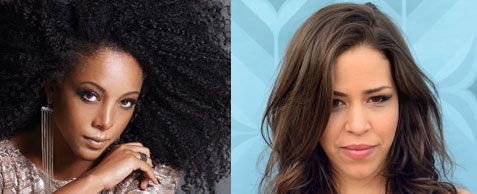 As rappers Negra Li e Flora Matos As rappers Negra Li e Flora Matos