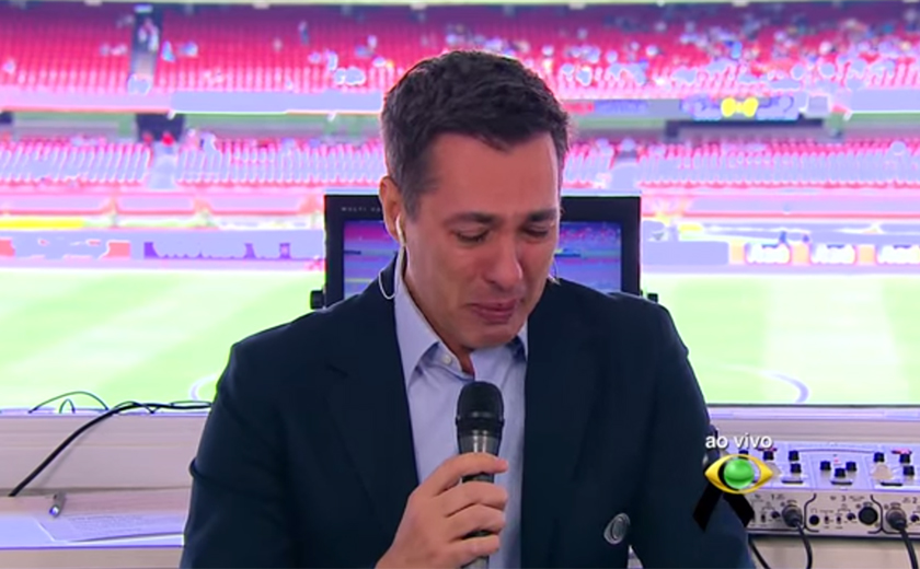 Nivaldo Prieto se emociona com morte de Luciano do Valle e não consegue entrar no ar