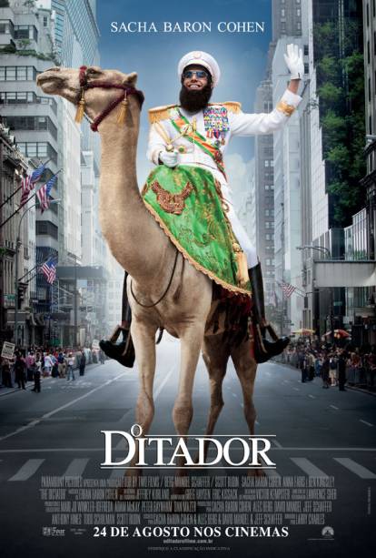 Pôster de O Ditador: comédia estrelada por Sacha Baron Cohen