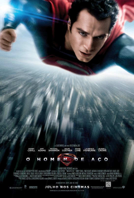 O Homem de Aço: pôster do filme O Homem de Aço: pôster do filme