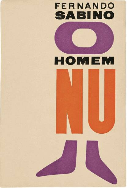 Capa de Bea Feitler, do O Homem Nu (1962), de Fernando Sabino Capa de Bea Feitler, do O Homem Nu (1962), de Fernando Sabino