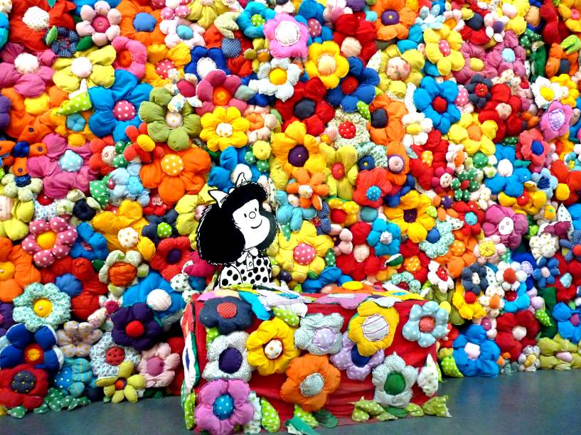 O Mundo Segundo Mafalda: exposição retrata principal personagem do cartunista argentino Quino O Mundo Segundo Mafalda: exposição retrata principal personagem do cartunista argentino Quino