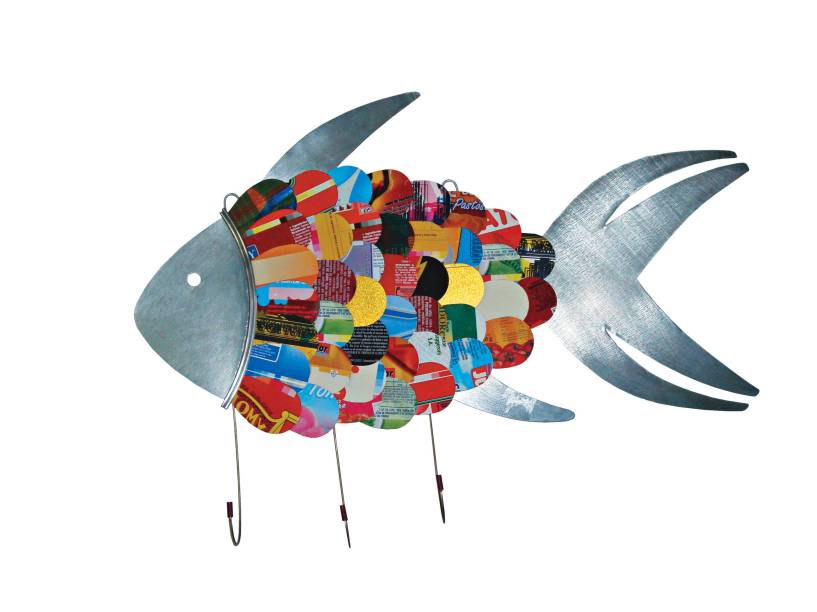 Pendurador de chaves de lata reciclada na Ôoh de Casa! Pendurador de chaves de lata reciclada na Ôoh de Casa!