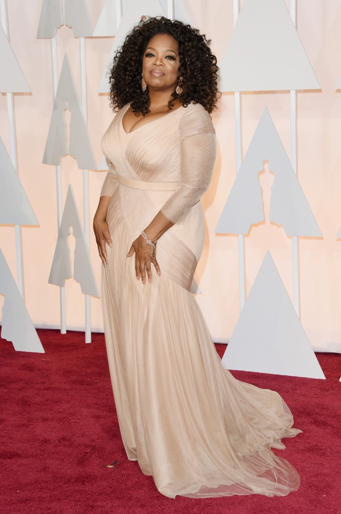 Oprah Winfrey veste Vera Wang (Foto: Reprodu&ccedil;&atilde;o)