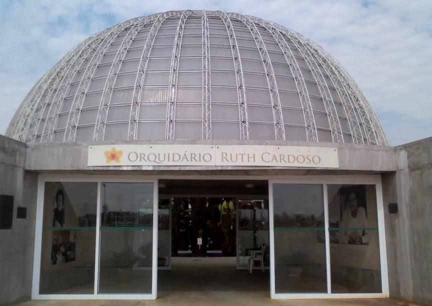 Entrada do Orquidário Ruth Cardoso Entrada do Orquidário Ruth Cardoso