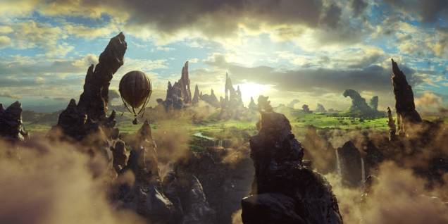 Oz - Mágico e Poderoso: aventura fantástica da Walt Disney é dirigida por Sam Raimi Oz - Mágico e Poderoso: aventura fantástica da Walt Disney é dirigida por Sam Raimi