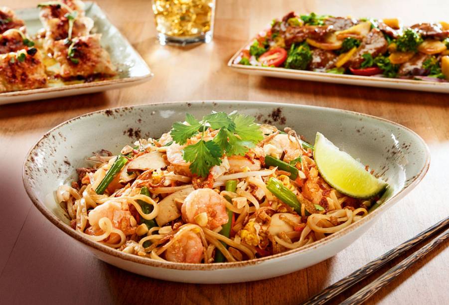 P.F. Chang’s : pad thai com camarão