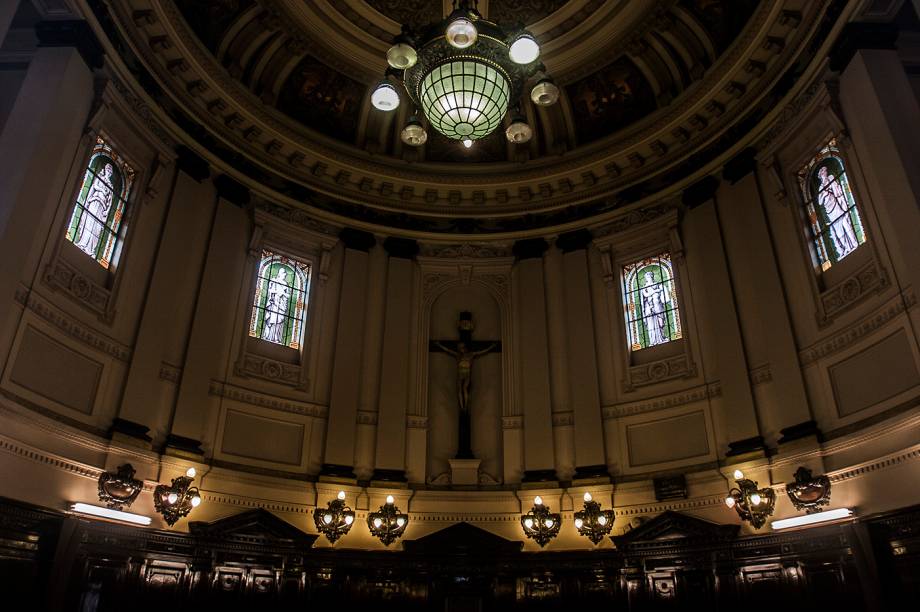 O Plenário do Juri, no Palácio da Justiça, no centro da capital