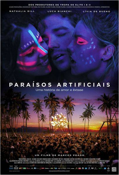 Paraísos Artificiais: Nathalia Dill e Luca Bianchi interpretam par romântico Paraísos Artificiais: Nathalia Dill e Luca Bianchi interpretam par romântico