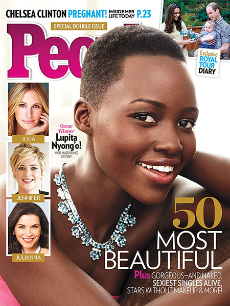 Lupita Nyong’o é eleita a mulher mais bonita do mundo pela revista “People”