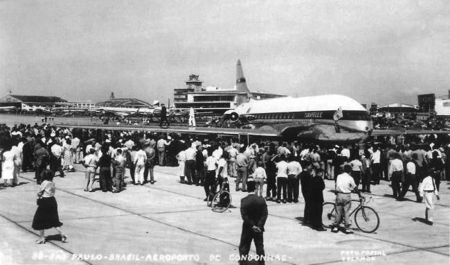 Aeroporto de Congonhas jato Caravelle