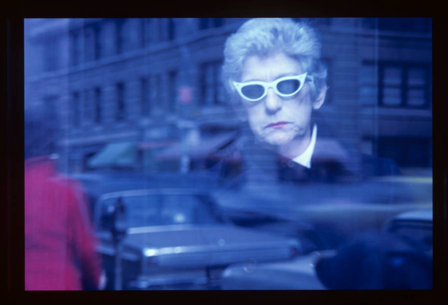 Foto colorida clicada em Nova York: registros dos anos 60