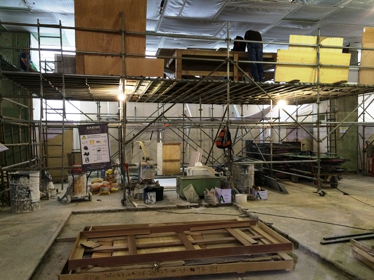O espa&ccedil;o em obras