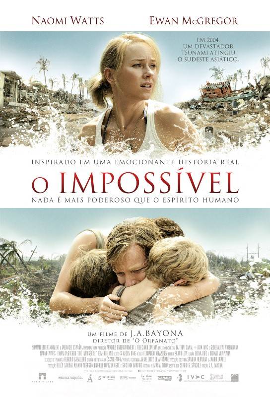 O Impossível: pôster do filme O Impossível: pôster do filme