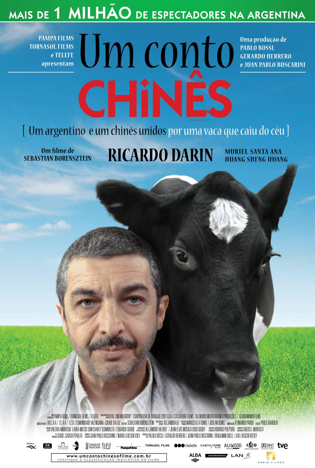 Pôster de Um Conto Chinês: fita argentina é estrelada por Ricardo Darín Pôster de Um Conto Chinês: fita argentina é estrelada por Ricardo Darín