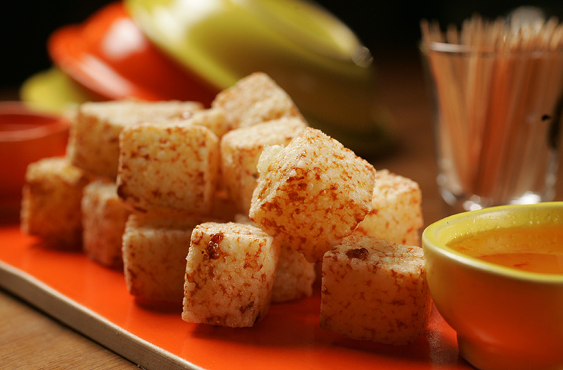 Quadradinhos de tapioca Quadradinhos de tapioca