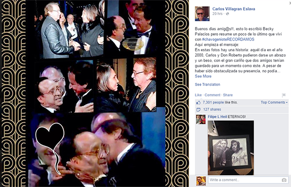 Ator de Quico, Carlos Villagrán lamenta não ter feito as pazes com Roberto Bolaños e faz homenagem na internet