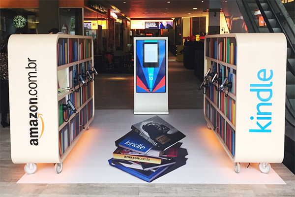 Amazon inaugura quiosque na Avenida Paulista