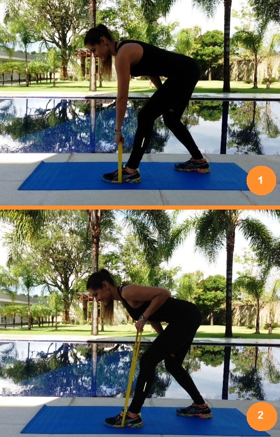 Uma série para trabalhar costas e coxas nas férias