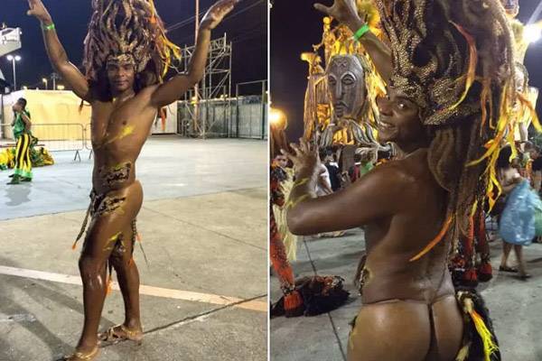 Ex-Rei Momo rouba a cena no Desfile das Campeãs por motivo pra lá de inusitado