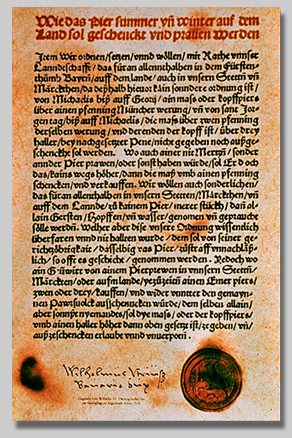 Um brinde ao aniversário da Lei de Pureza Alemã da Cerveja!