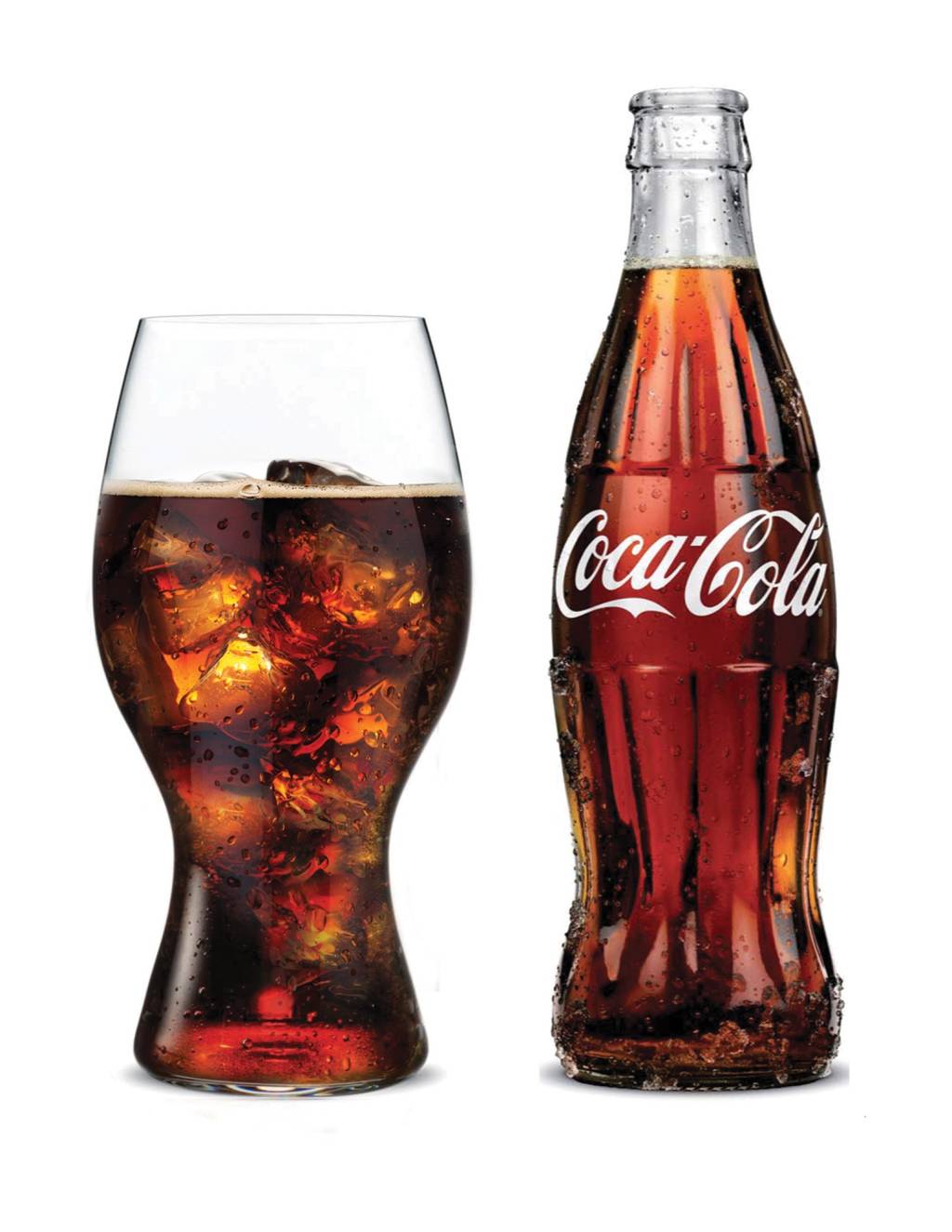 Grife austríaca lança copo de cristal para tomar Coca-Cola