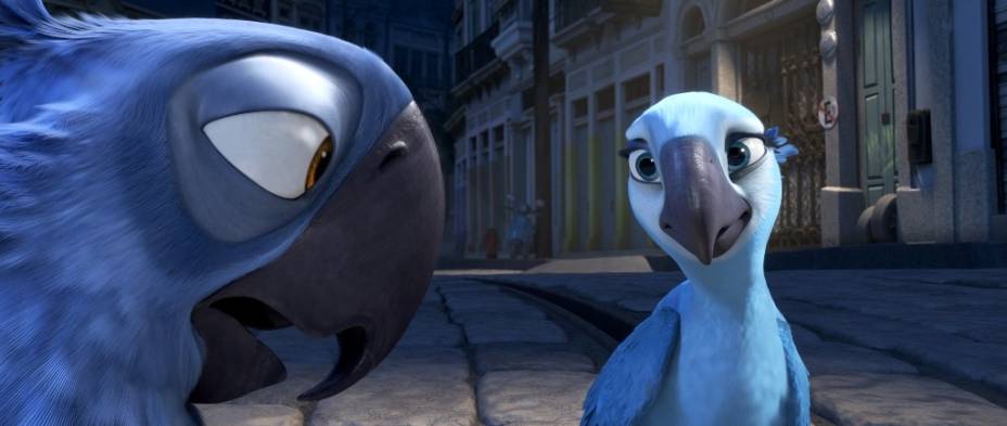 Rio: Blu e Jade se conhecem na Cidade Maravilhosa Rio: Blu e Jade se conhecem na Cidade Maravilhosa