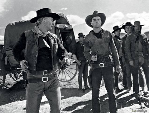 Rio Vermelho (1948), faroeste em preto e branco estrelado por John Wayne e Montgomery Clift Rio Vermelho (1948), faroeste em preto e branco estrelado por John Wayne e Montgomery Clift