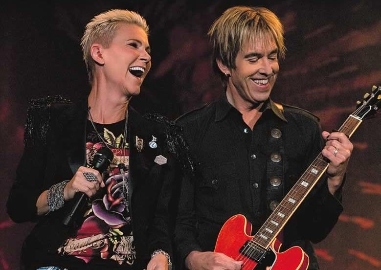 Os suecos Marie Fredriksson e Per Gessle, da dupla Roxette Os suecos Marie Fredriksson e Per Gessle, da dupla Roxette