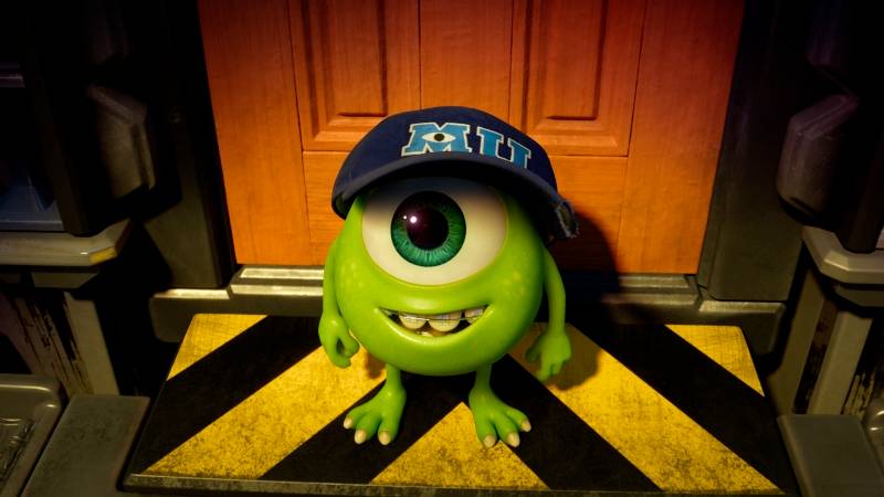 Universidade Monstros: Mike Wazowski (voz de Billy Crystal), a caminho da universidade Universidade Monstros: Mike Wazowski (voz de Billy Crystal), a caminho da universidade