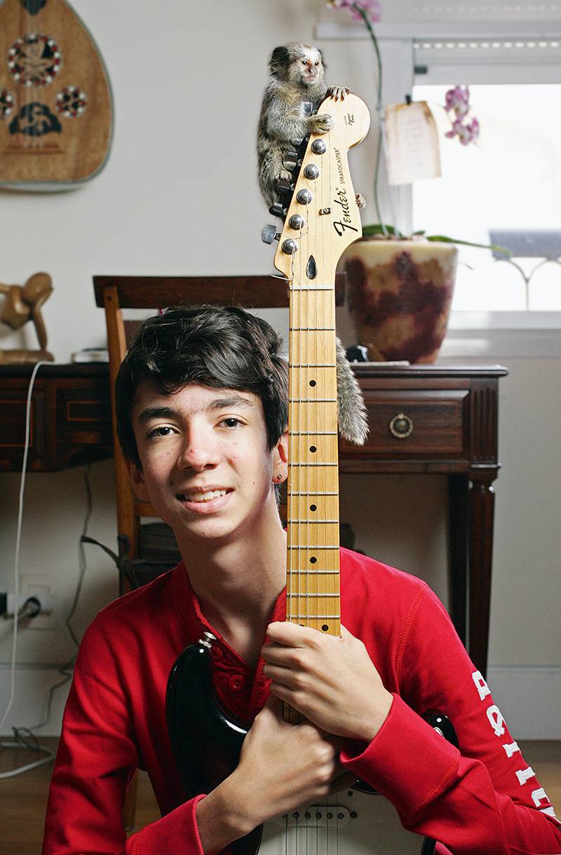 Eu e meu pet: Daniel e seu sagui-de-tufo-preto, Vicky
