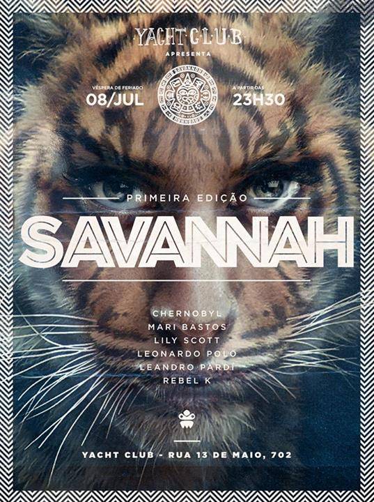 Savannah: a nova festa dos organizadores da Recalque e da Squat
