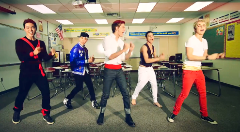 Boy band americana faz paródia de príncipes da Disney