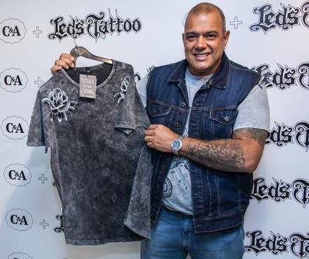 Tatuagem é o tema da nova coleção da C&A em parceria com o estúdio Led’s Tattoo