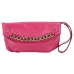 Bolsa carteira rosa crawberry com Corrente: de R$ 299,90 por R$ 209,90