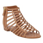Rasteira gladiadora natural de couro: de R$ 239,90 por R$ 167,90