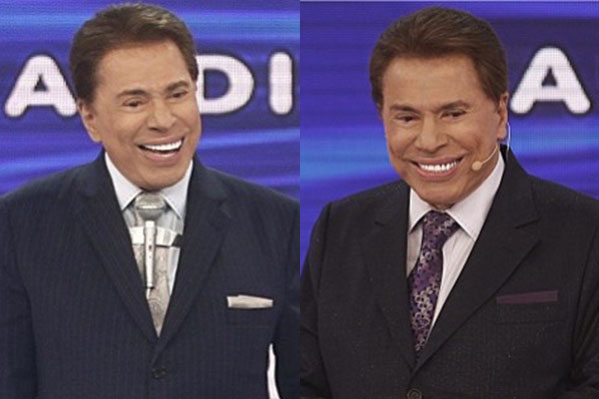 Silvio Santos troca seu tradicional microfone por um modelo mais moderno e se compara a cantora Madonna
