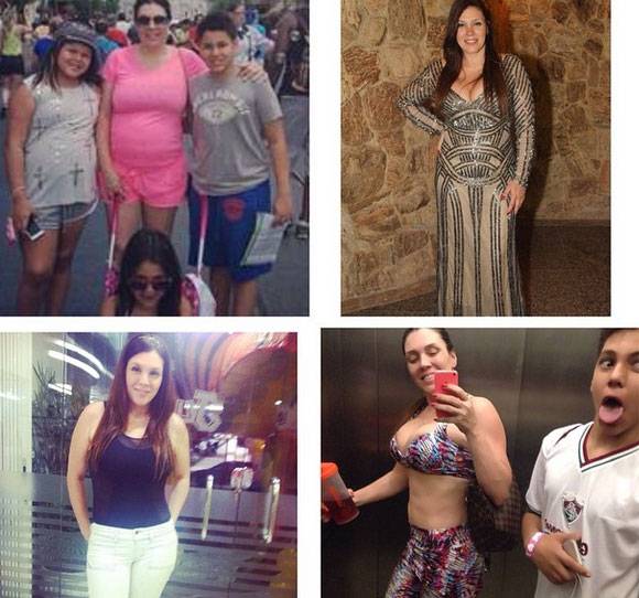 Simony mostra barriga tanquinho na internet em foto do ‘antes e depois’